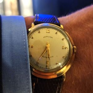 Hamilton 1950s Automatic NOS Alligator Band